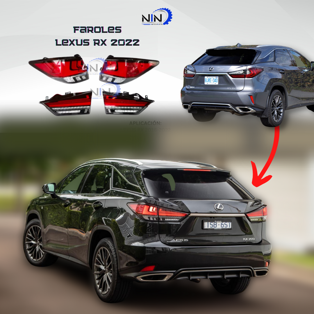 Faroles Traseros Lexus RX 2016-2022
