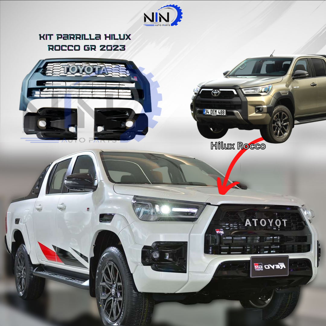 Kit de Parrilla Toyota Hilux Rocco GR 2023