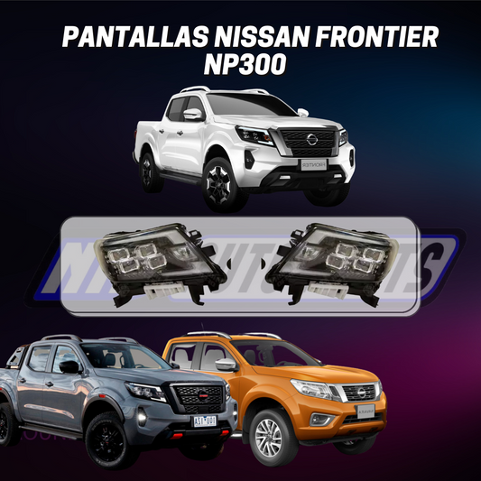 Pantallas Nissan Frontier Navara NP300 2023